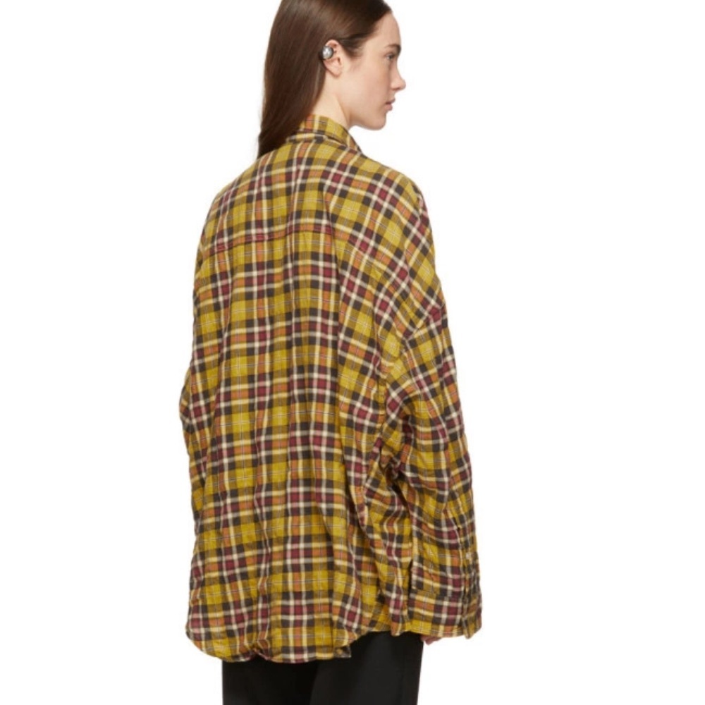 R13 Oversized plaid shirt - Picture 4 of 10